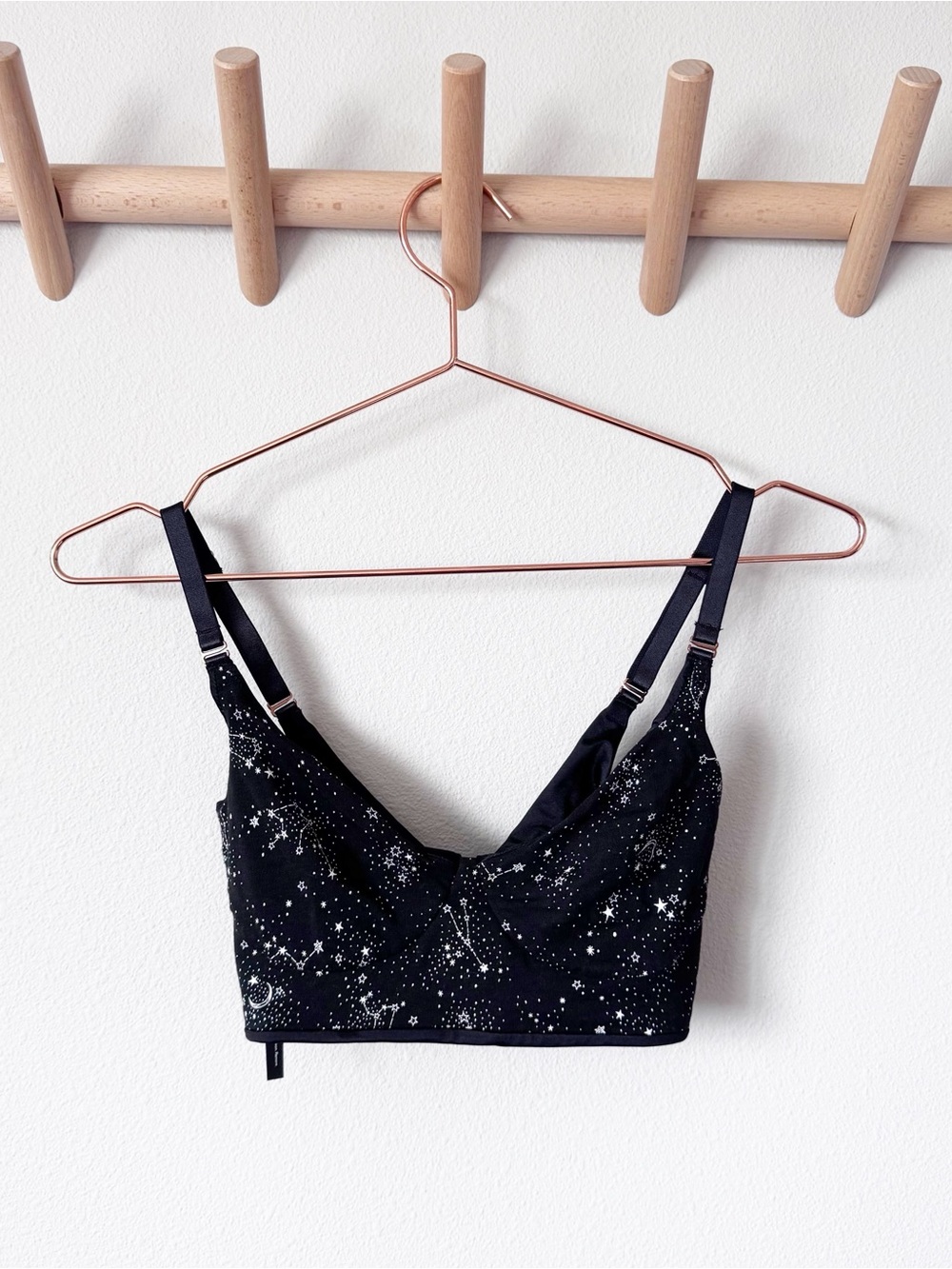 Tell Tale Soma Star Constellation Black Bralette - Women Intimates